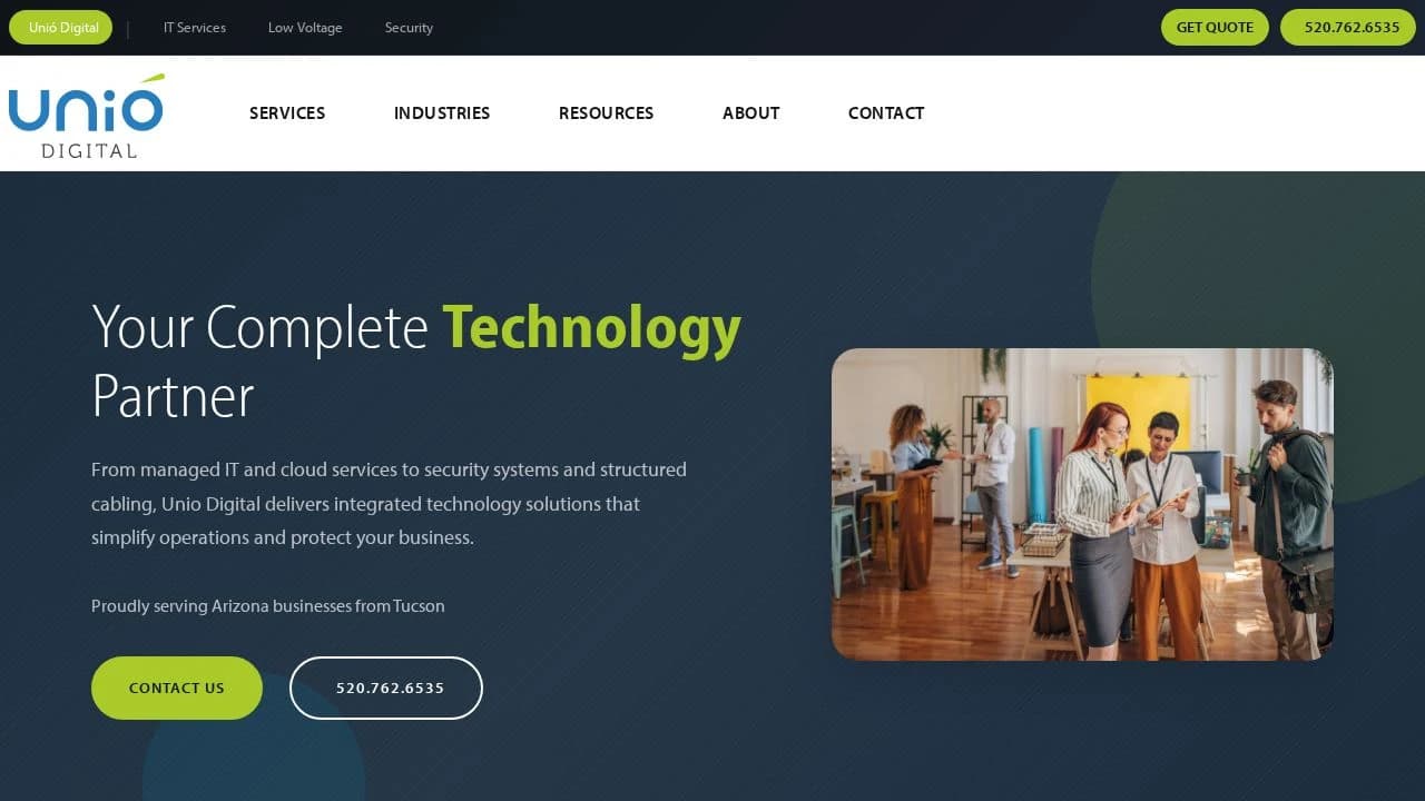 Unio Digital website preview