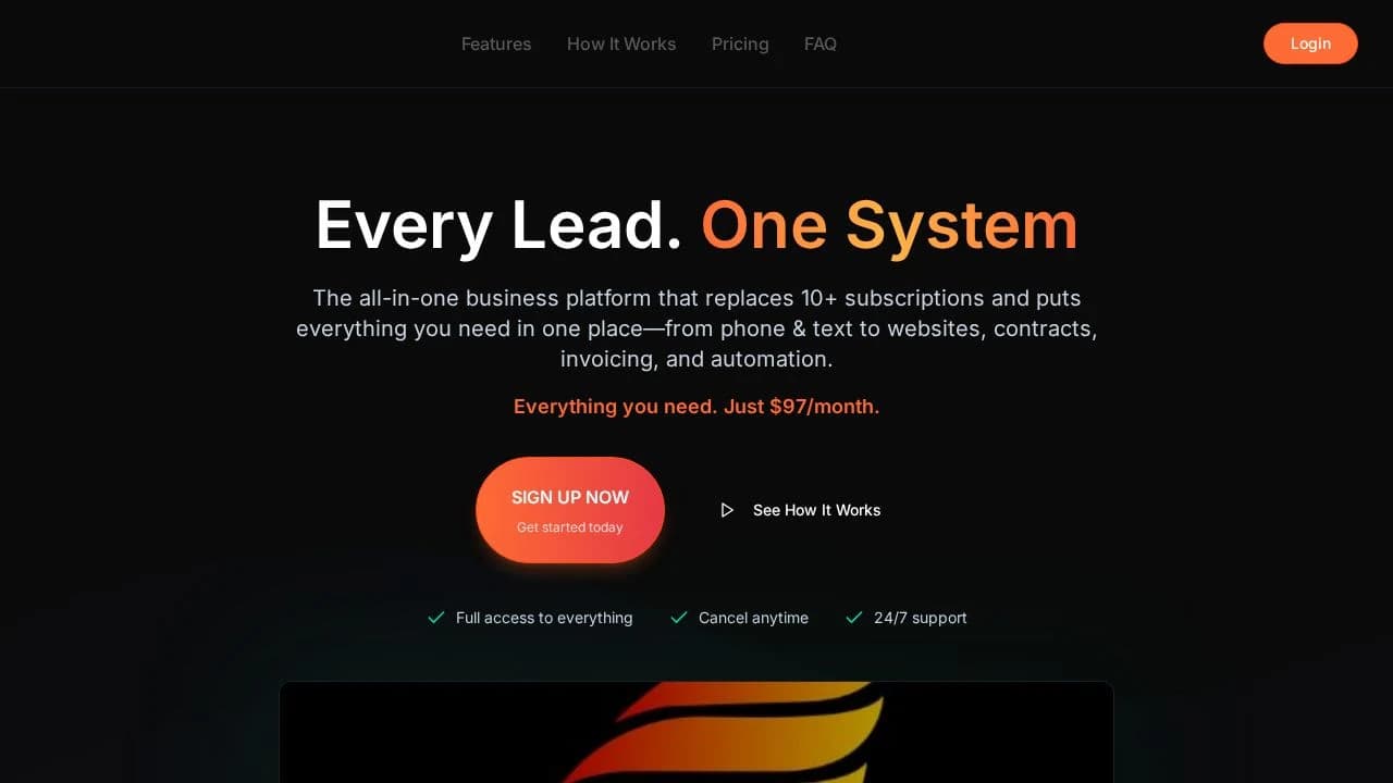 LeadFuelCRM website preview