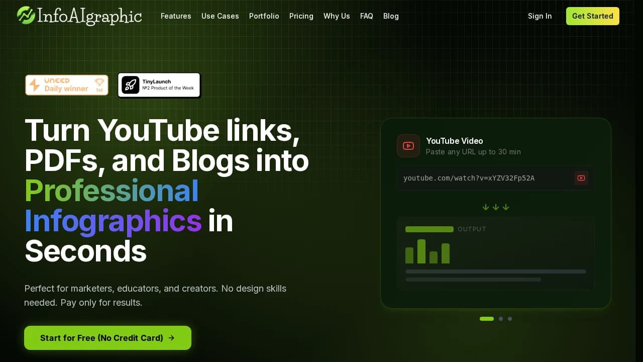 infoAIgraphic website preview