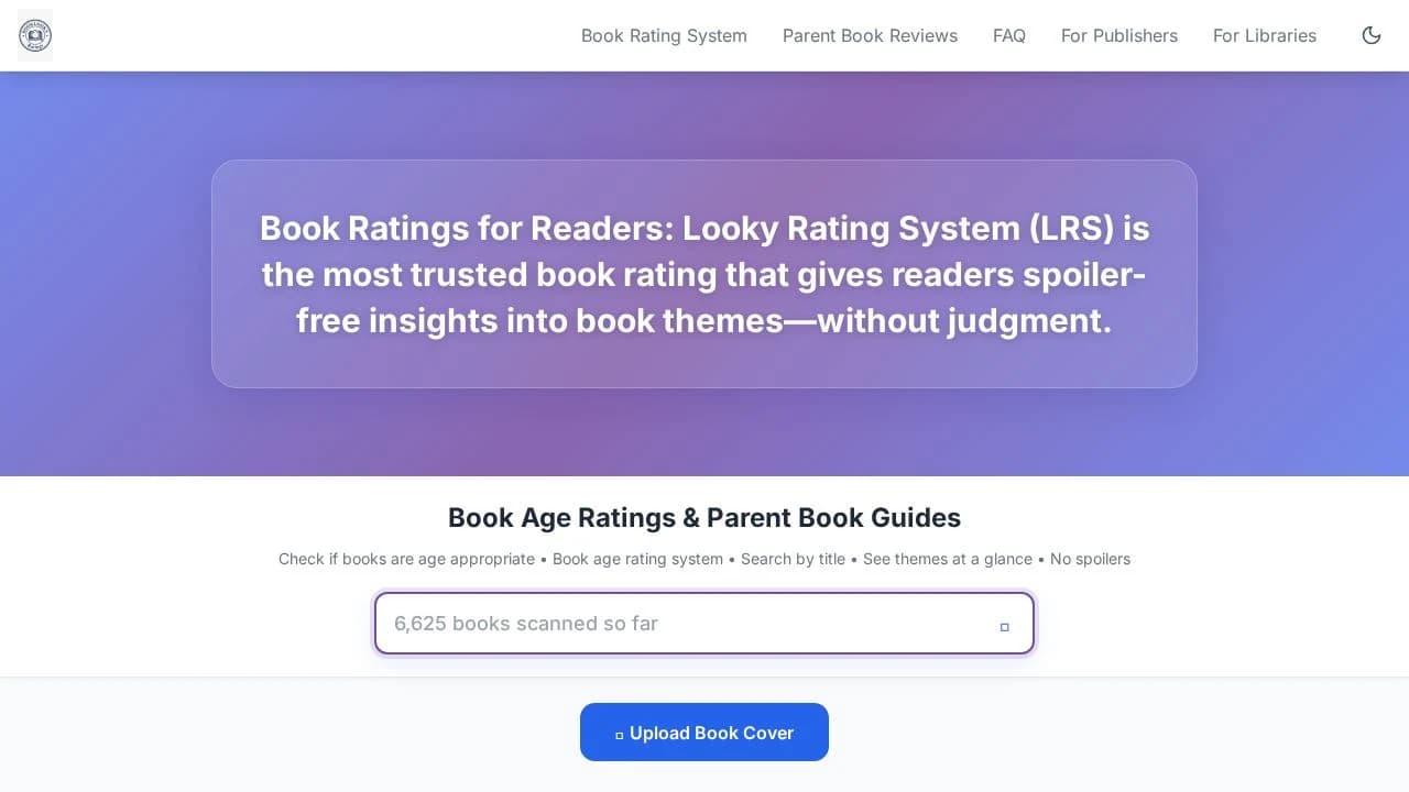 BookLooky website preview
