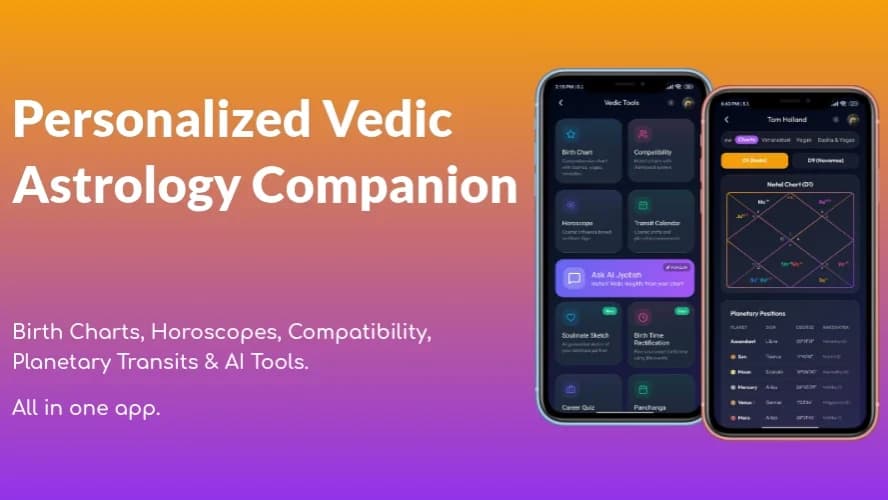 eJyotish – Vedic Astrology website preview