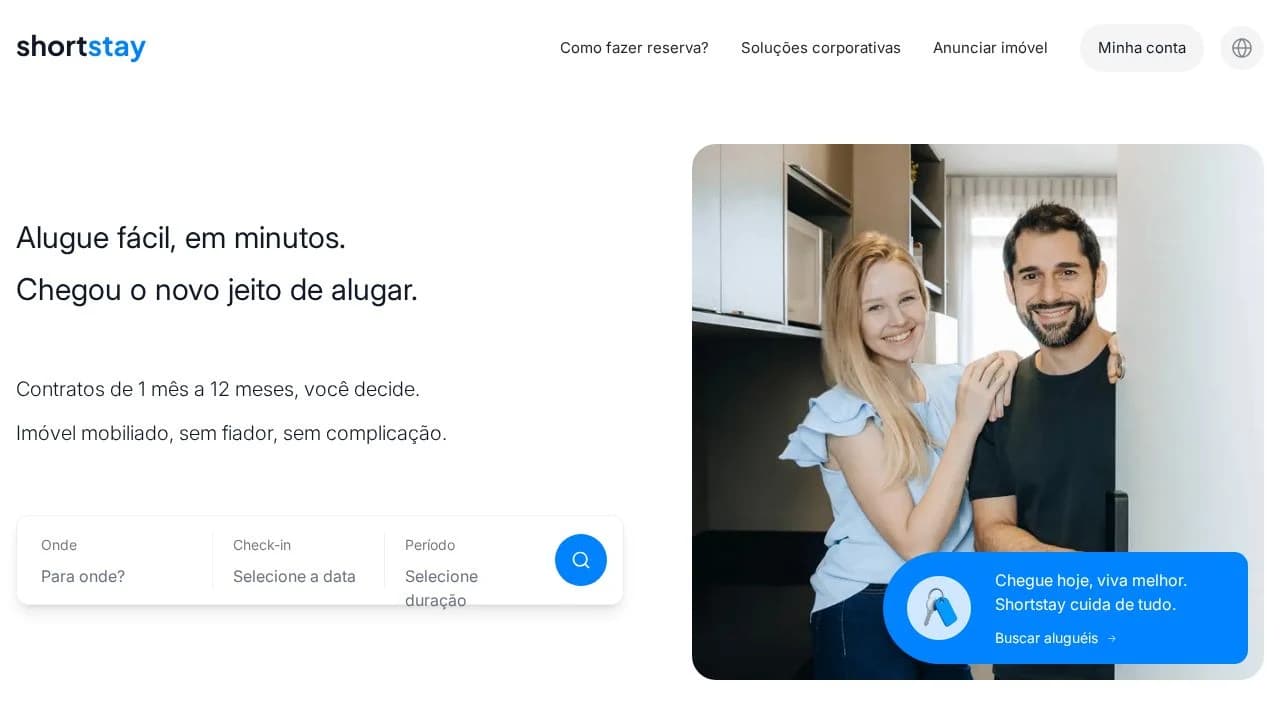 Shortstay - Real Estate example screenshot