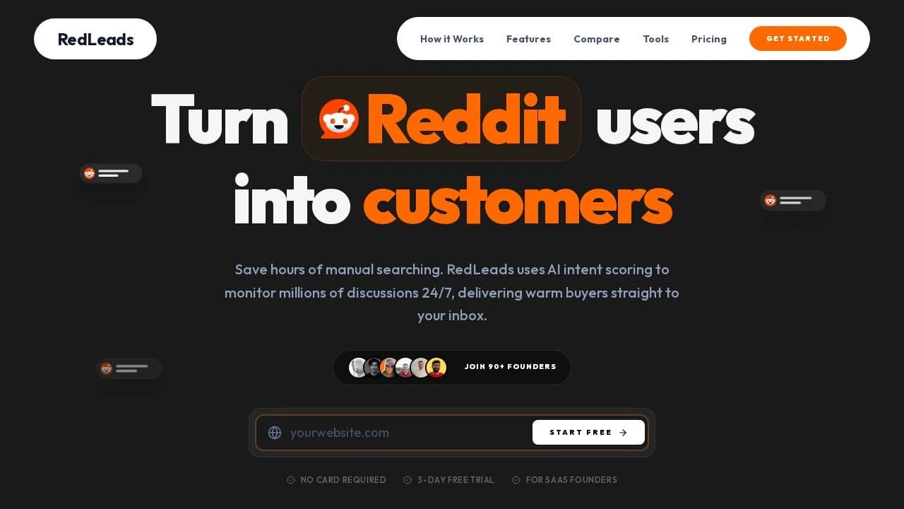 RedLeads.app website preview