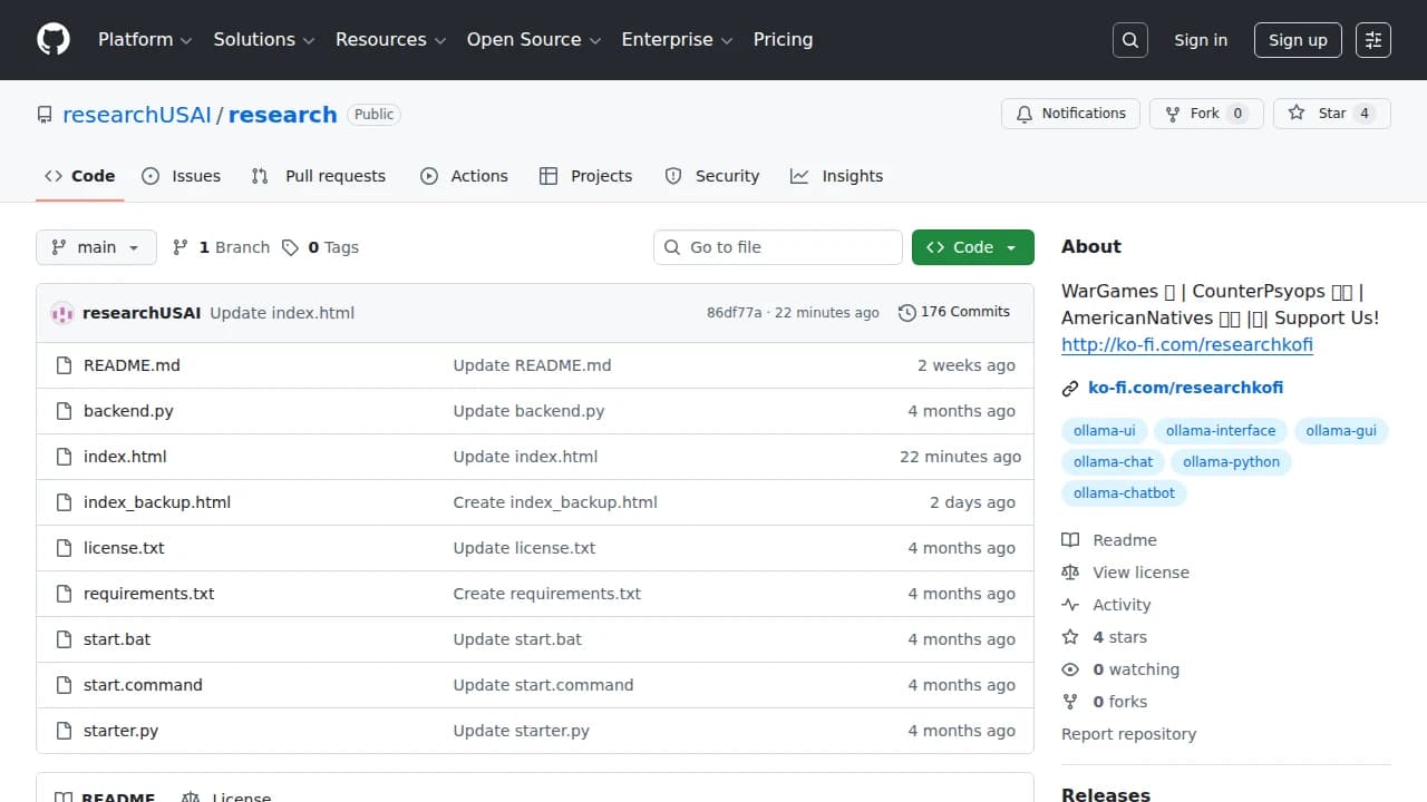 GitHub preview