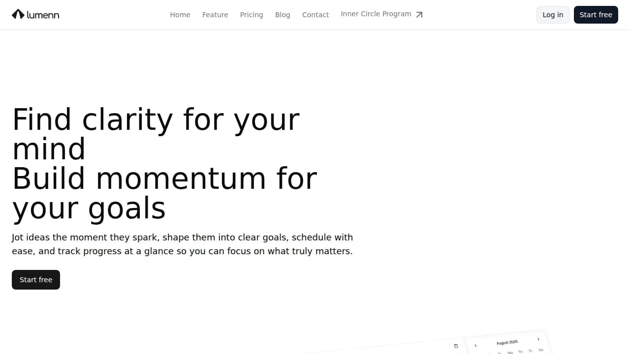 lumenn.net website preview