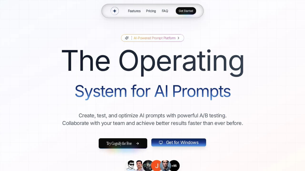 Cognify website preview