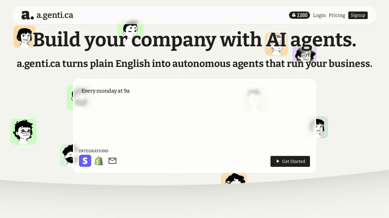 a.genti.ca website preview