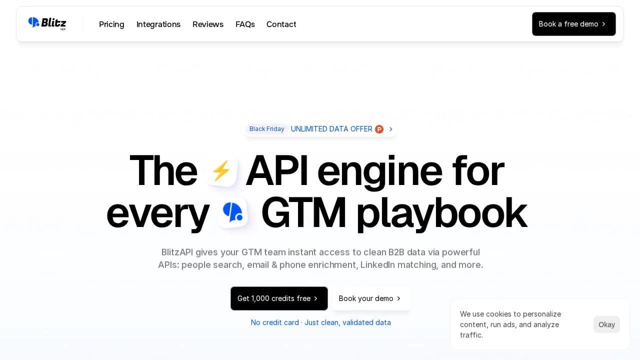 BlitzAPI website preview