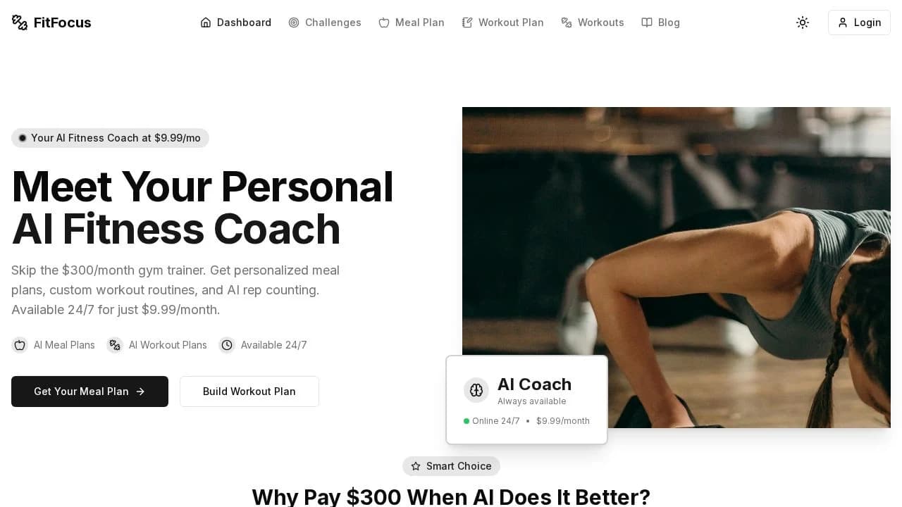 Fit-Focus website preview