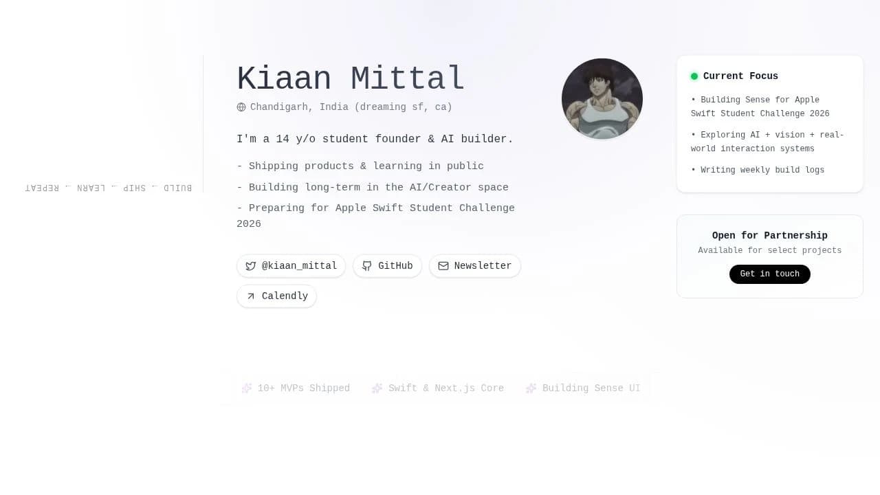 My Portfolio website preview