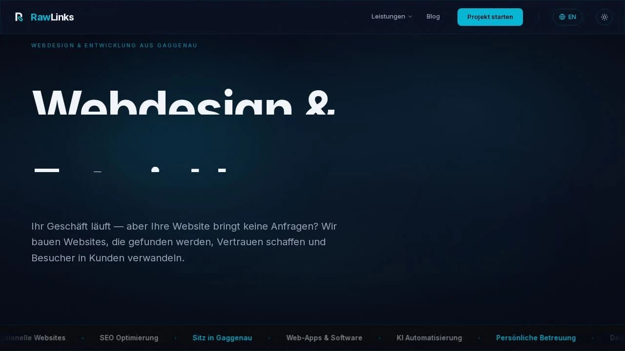 WebDesign & SEO website preview