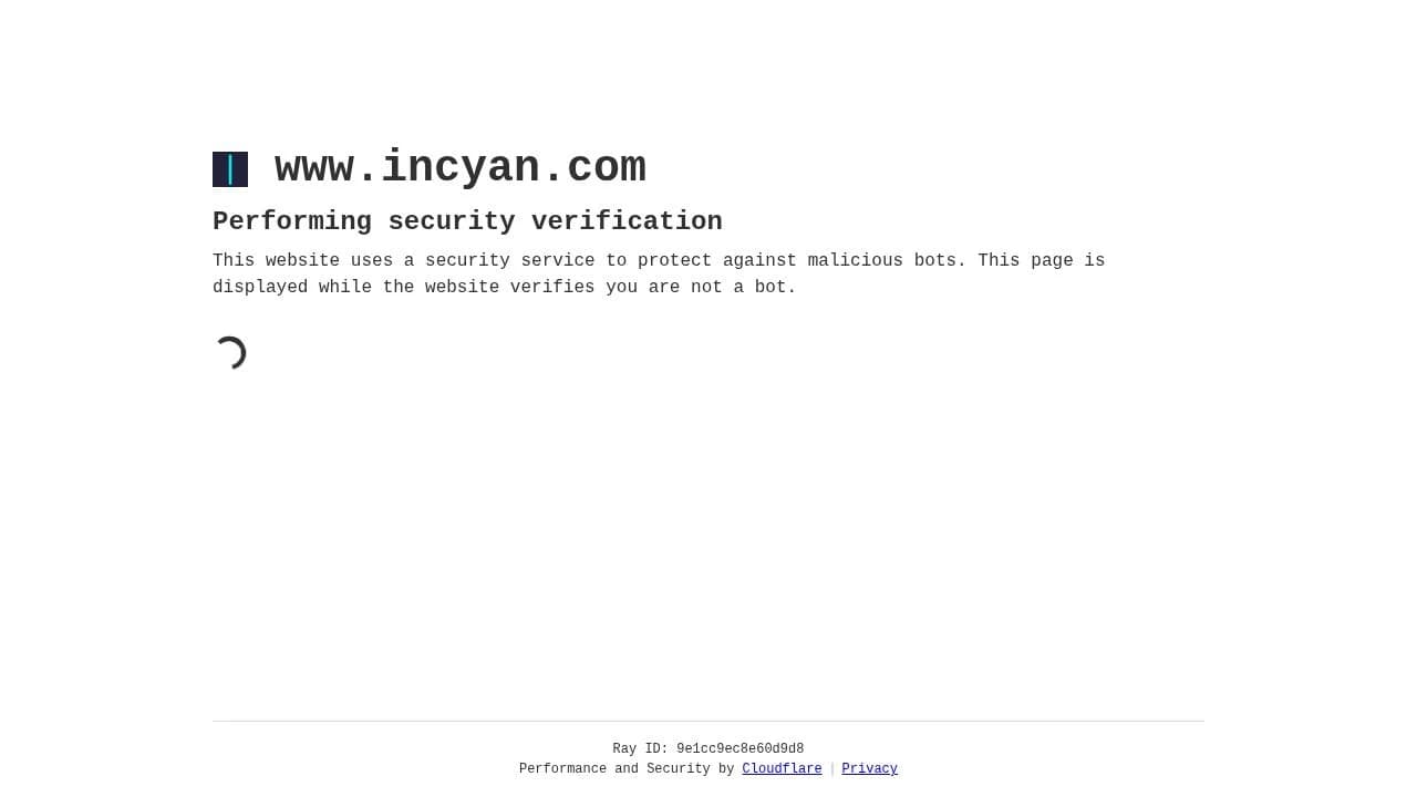 InCyan website preview