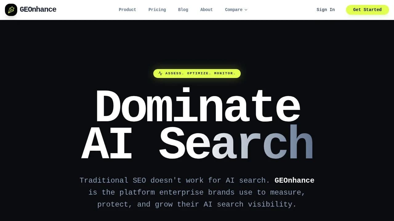 Geonhance website preview