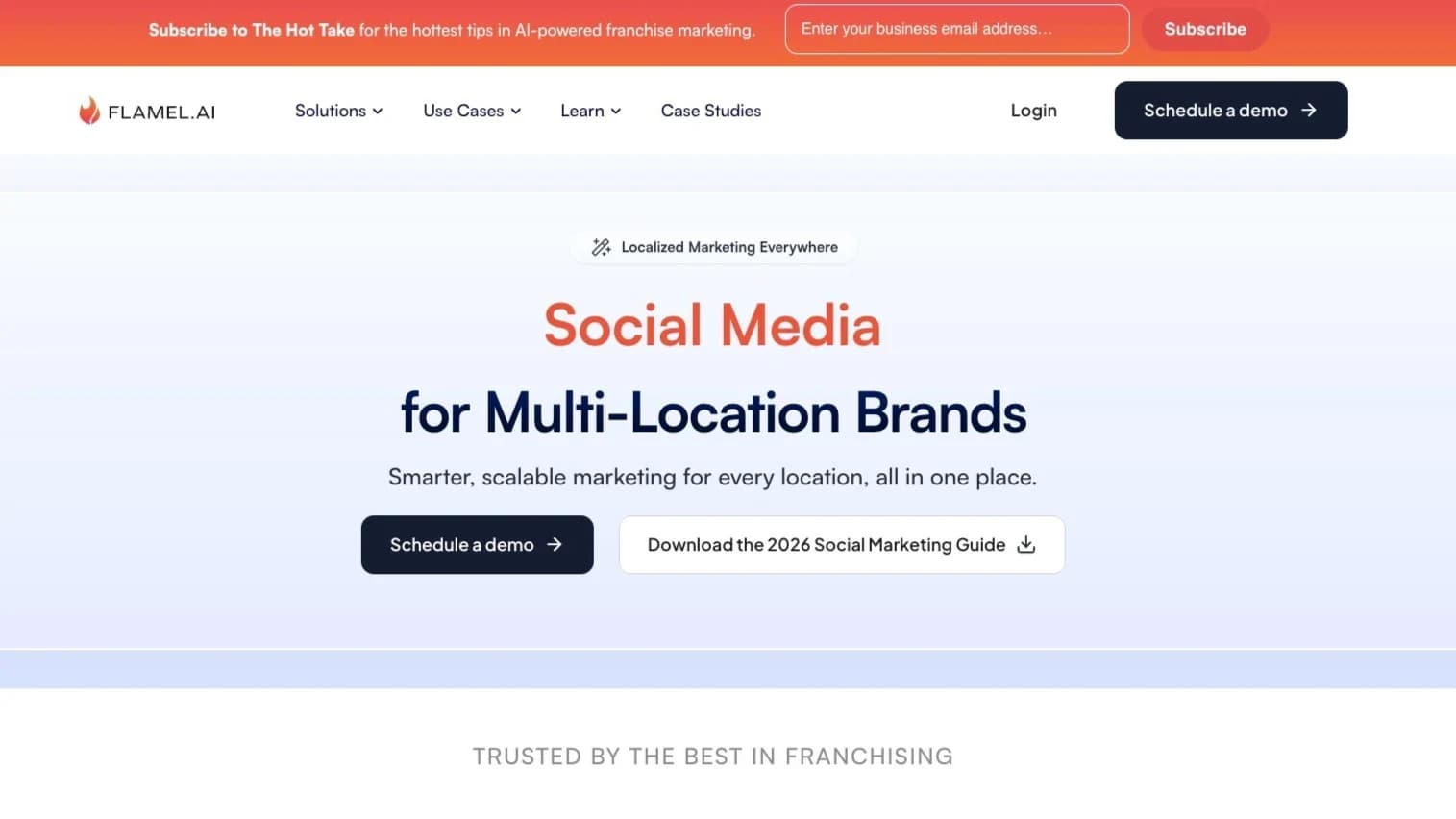 Flamel.aia - Social Media example screenshot