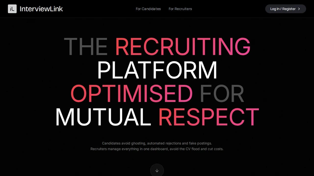 InterviewLink website preview