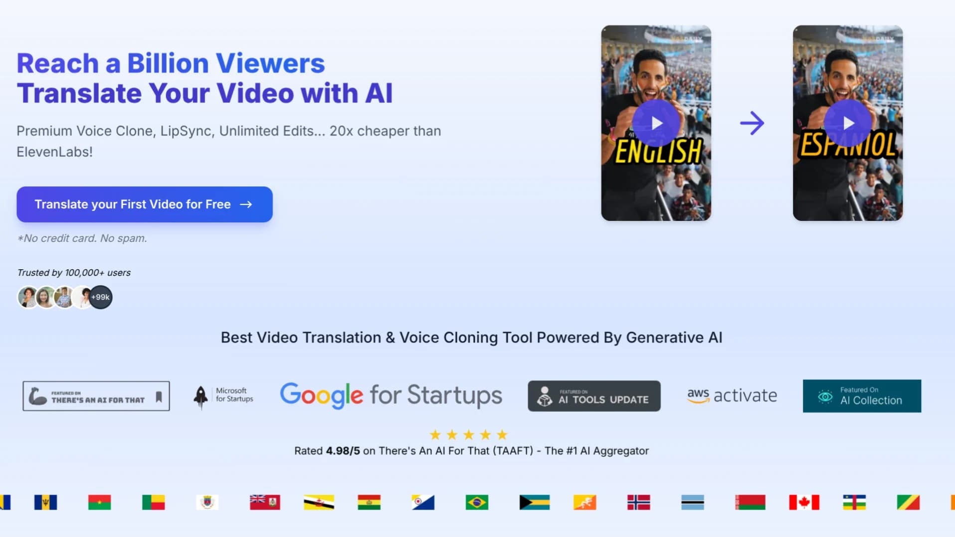 VideoDubber AI preview