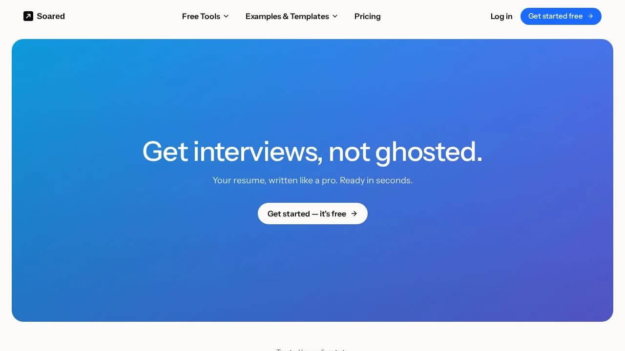 SoaredAI website preview