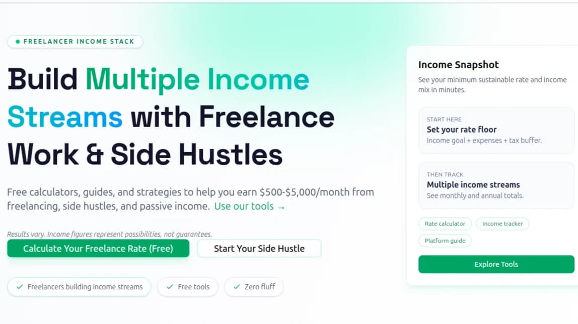 SideStackers website preview