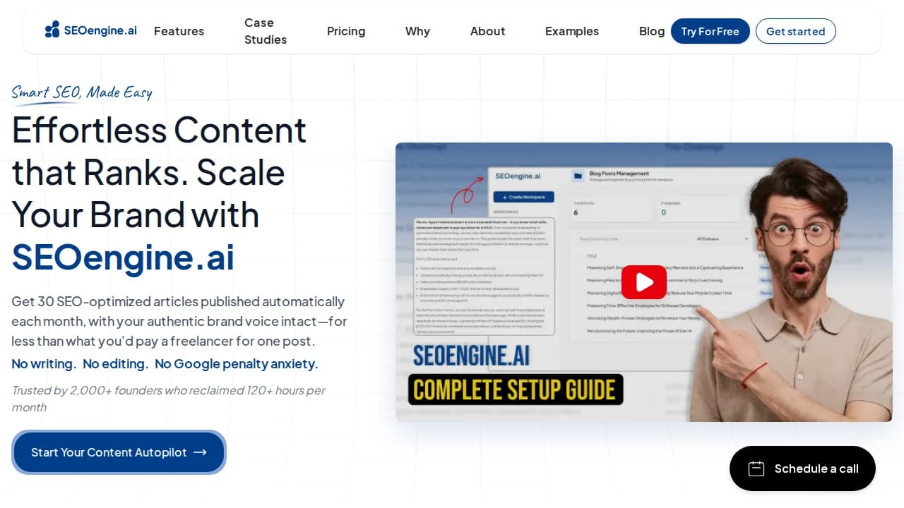 SEOEngine website preview