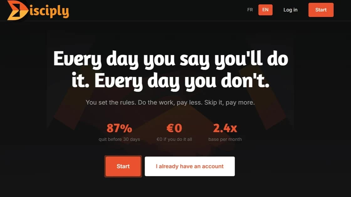Disciply website preview