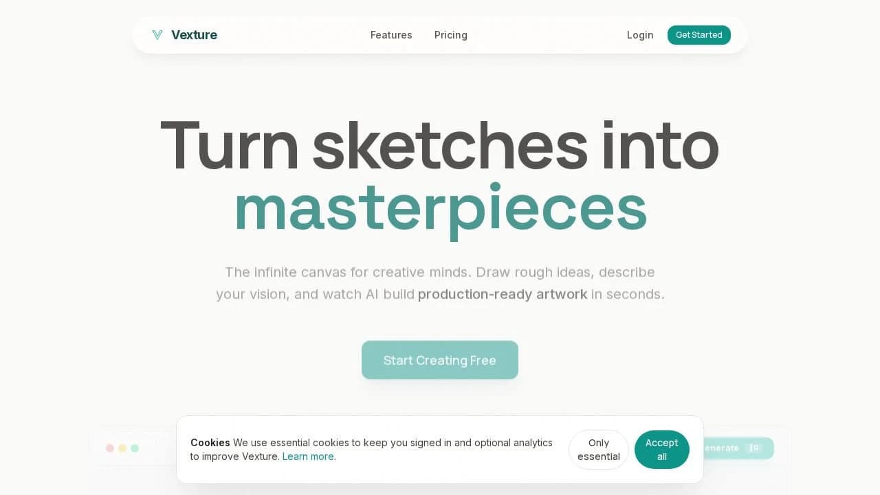Vexture website preview
