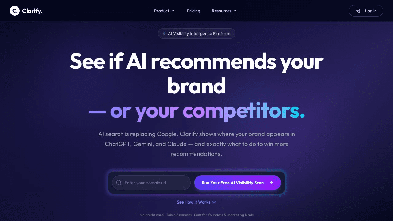 Clarify website preview