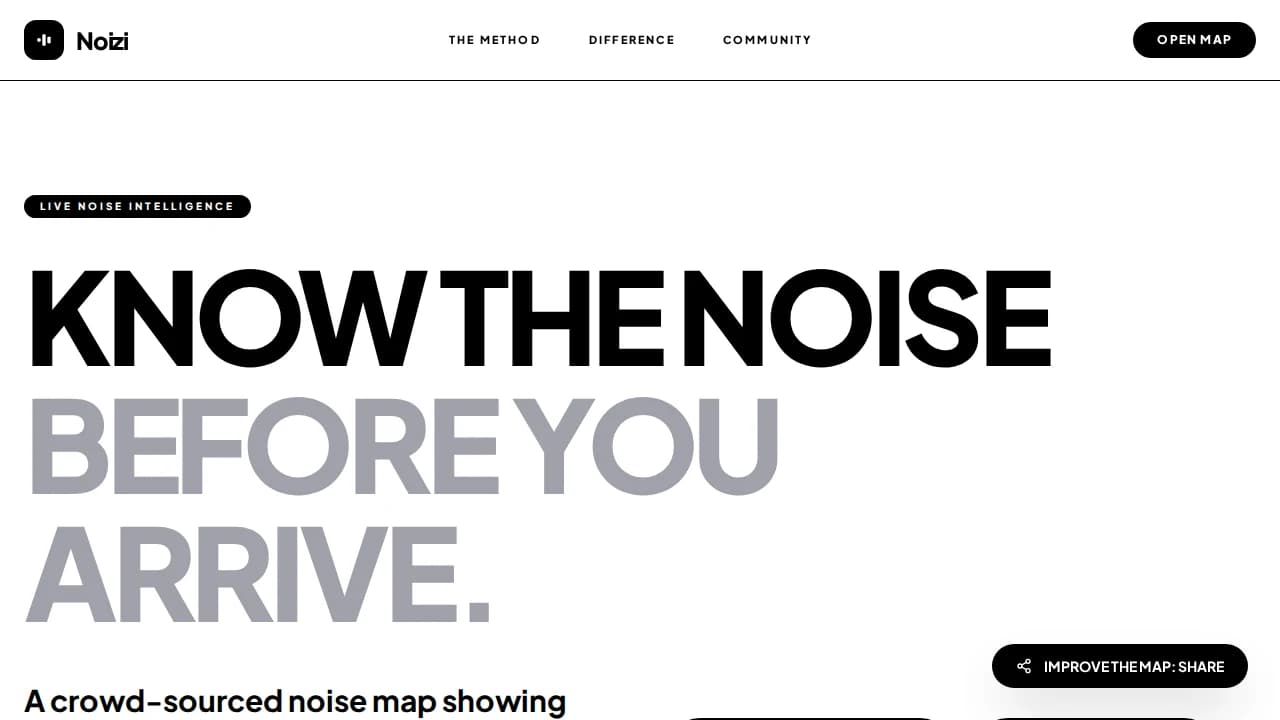 Noizi website preview
