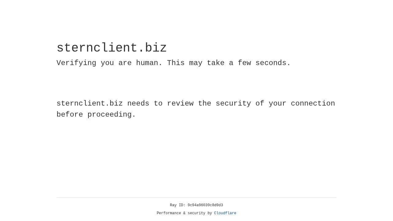 STERNCLIENT website preview