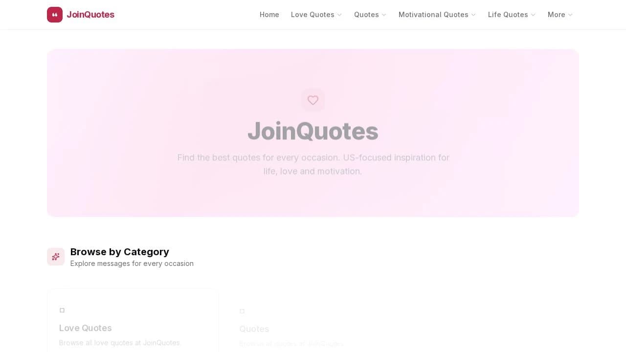 JoinQuotes website preview