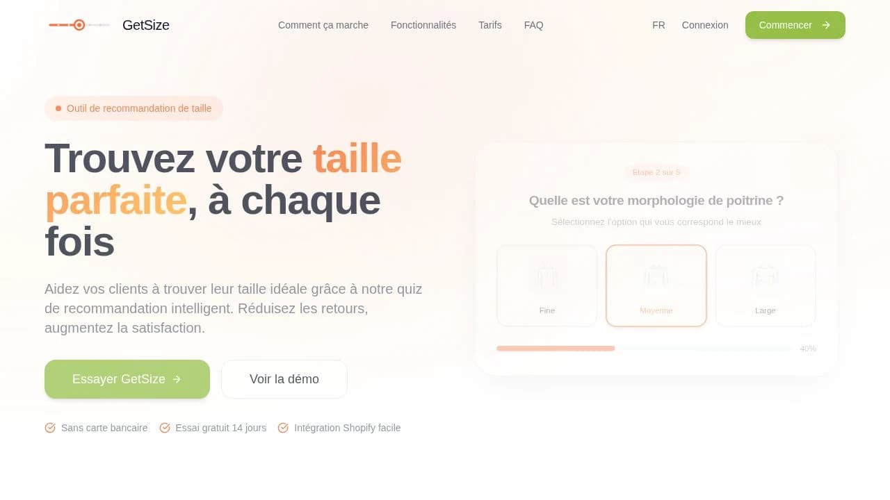 GetSize website preview