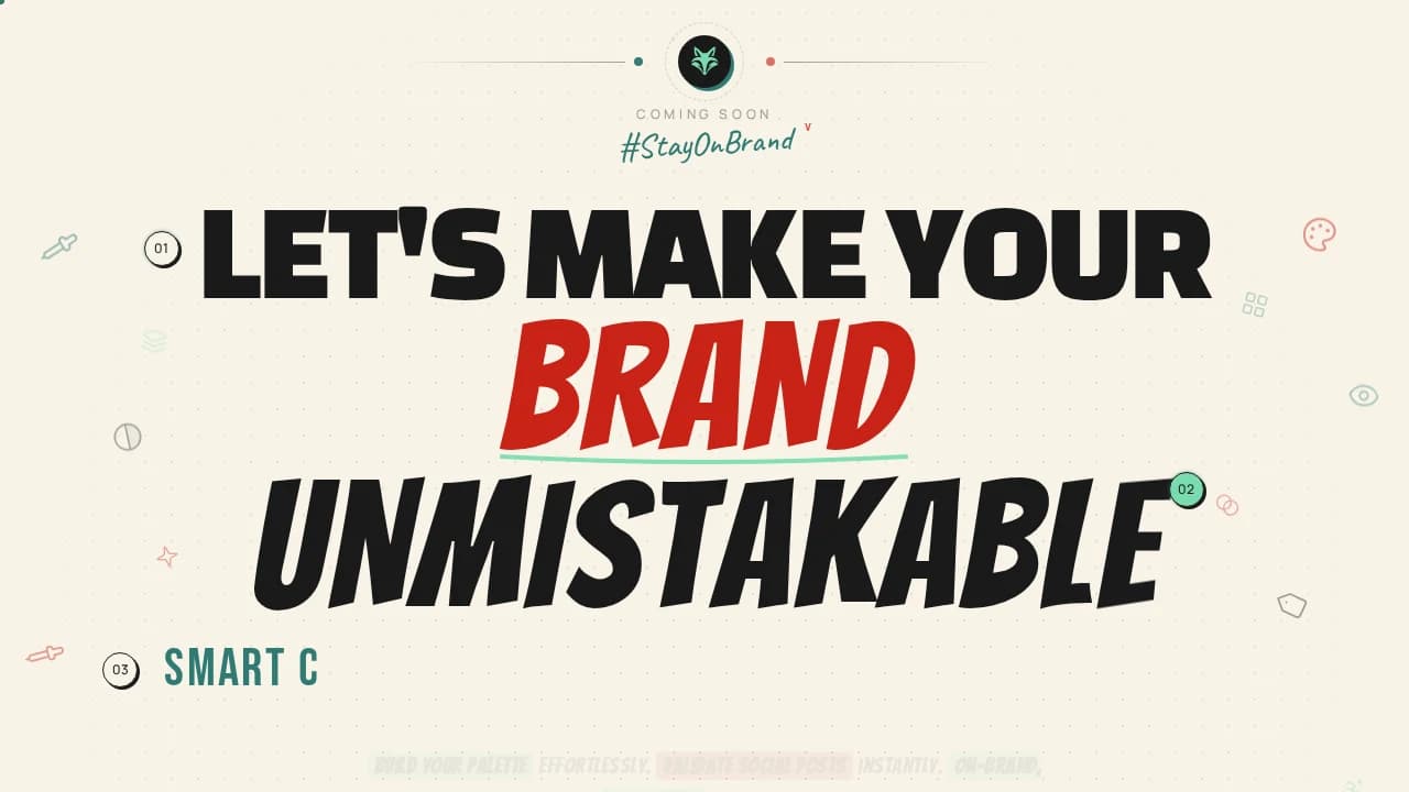 Stay on Brand website preview
