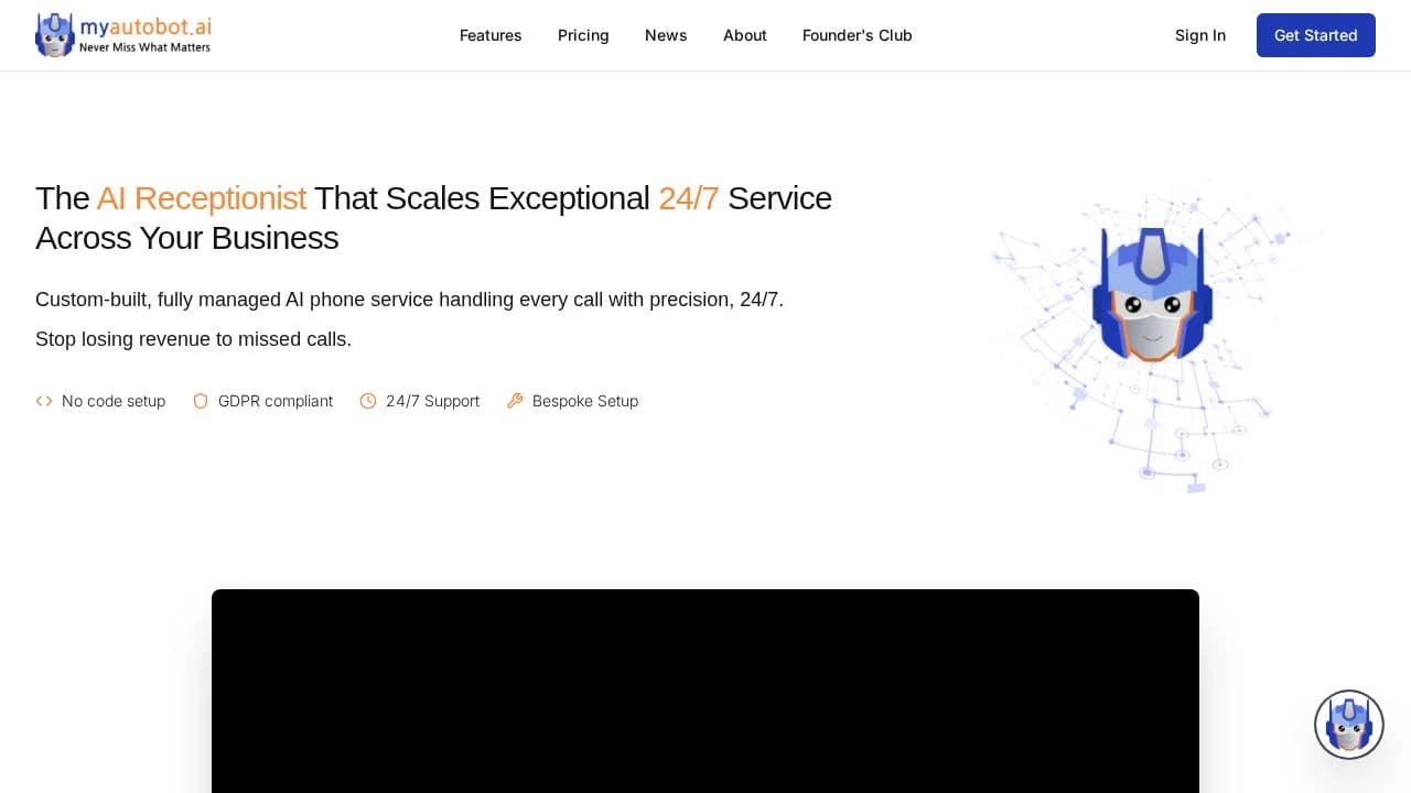 MyAutoBot website preview