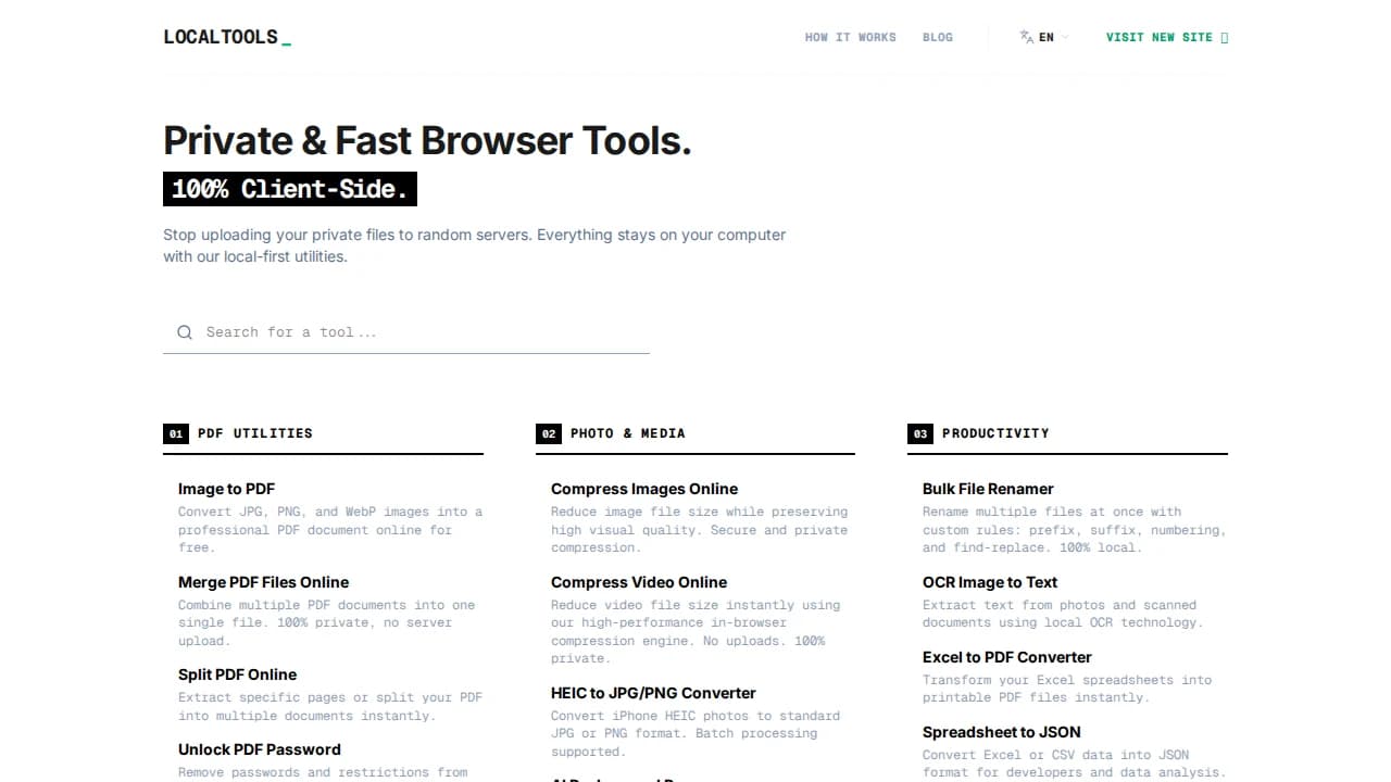 JustLocalTools preview