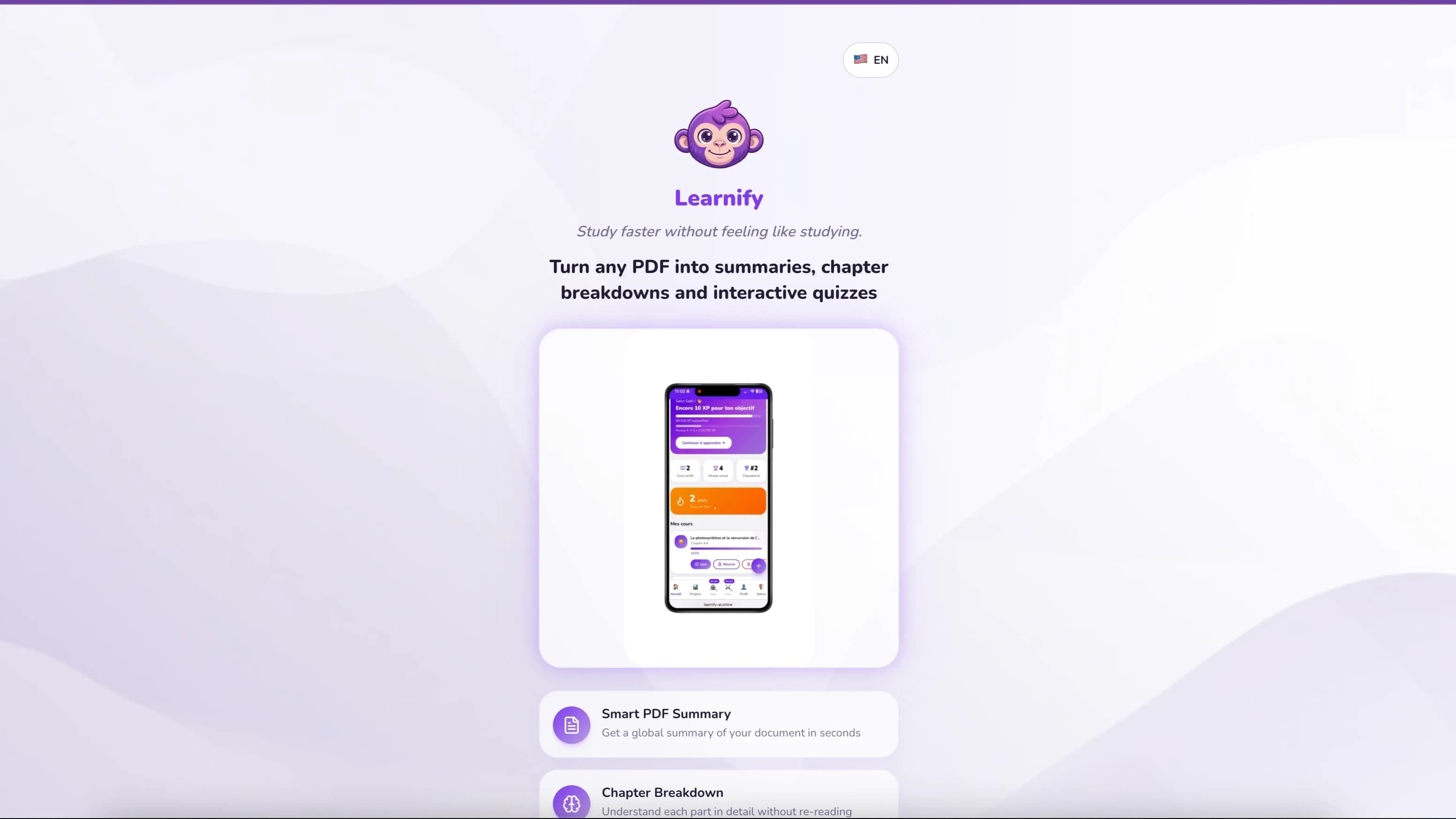 Learnify website preview