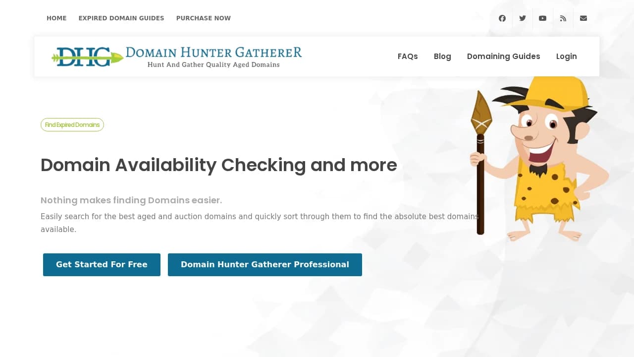 domainhuntergatherer.com preview