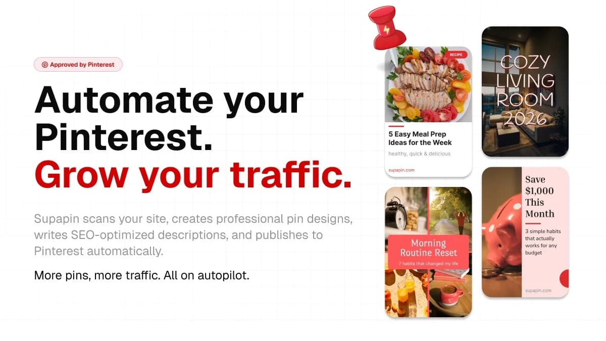 Supapin website preview