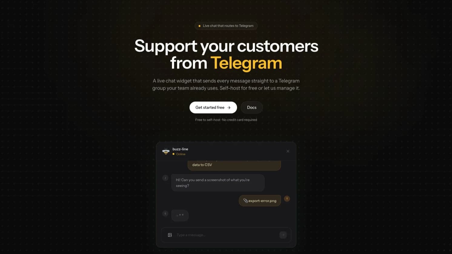 buzz-line website preview