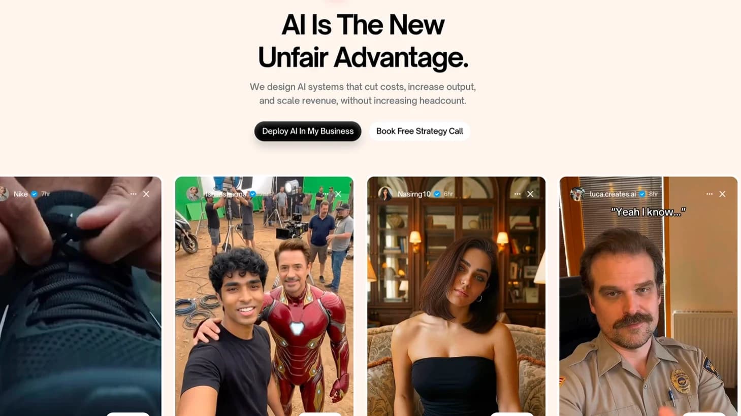 Productized Service website preview