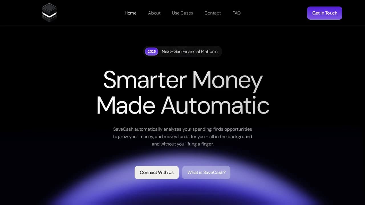 SaveCash website preview