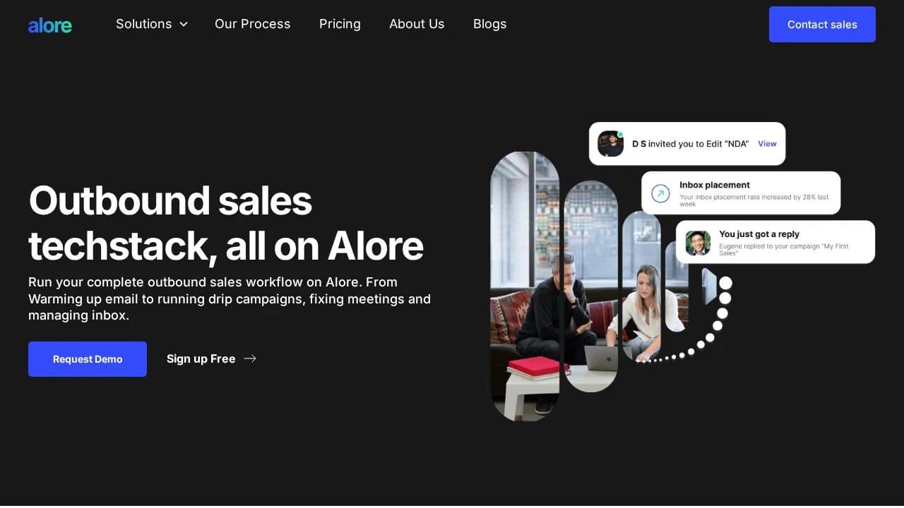 Alore website preview