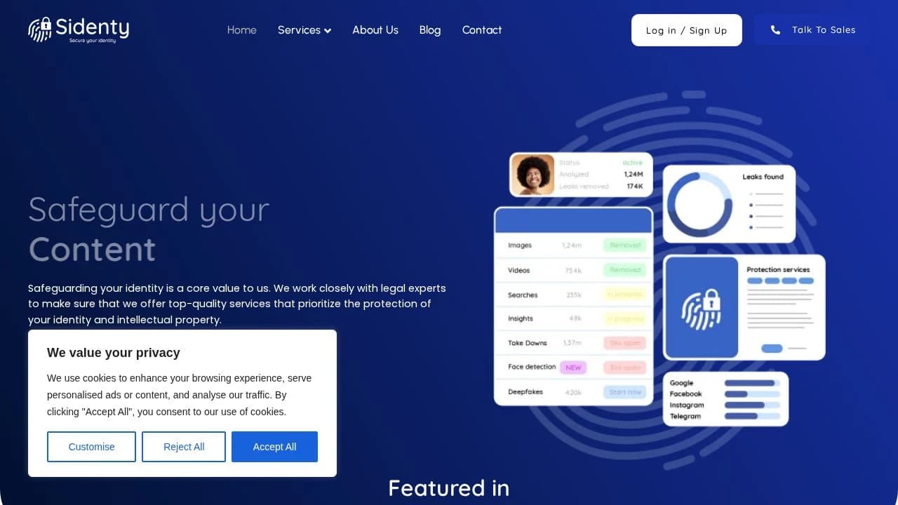 Copyright Protection - DMCA website preview