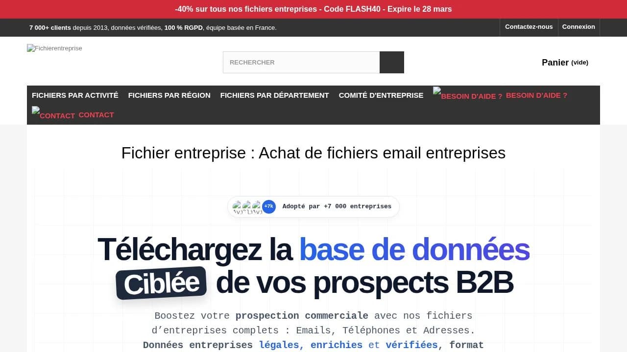 Fichierentreprise.fr preview