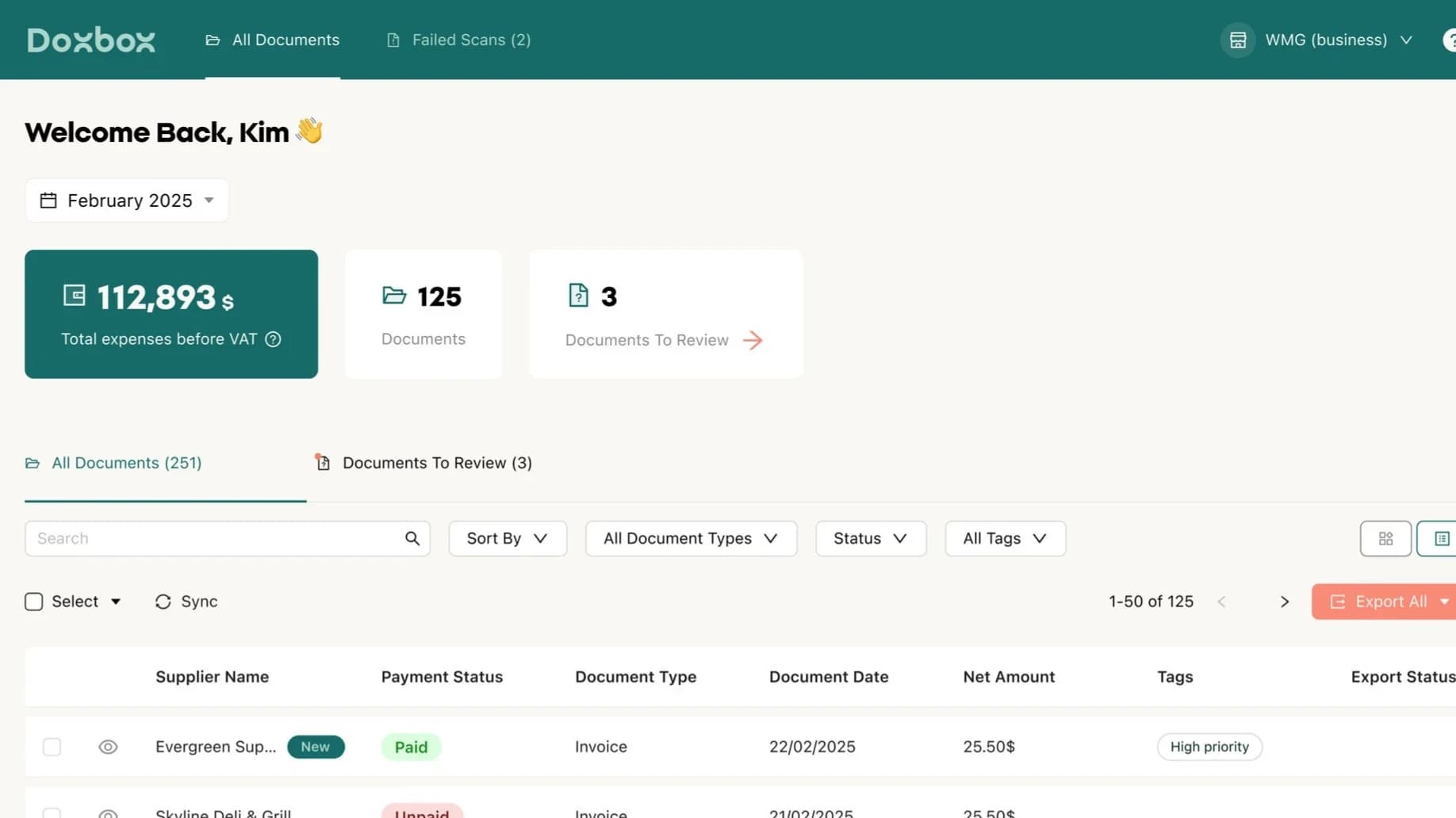 DoxBox website preview
