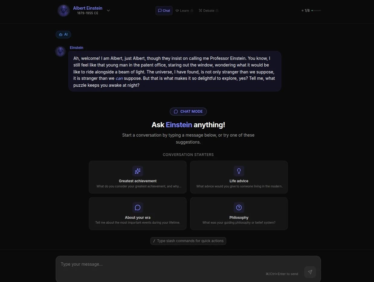 HistorIQly website preview
