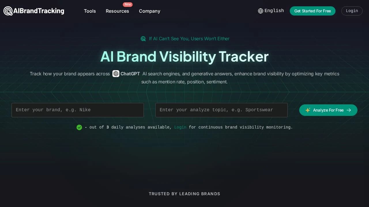 AI Brand Tracking preview