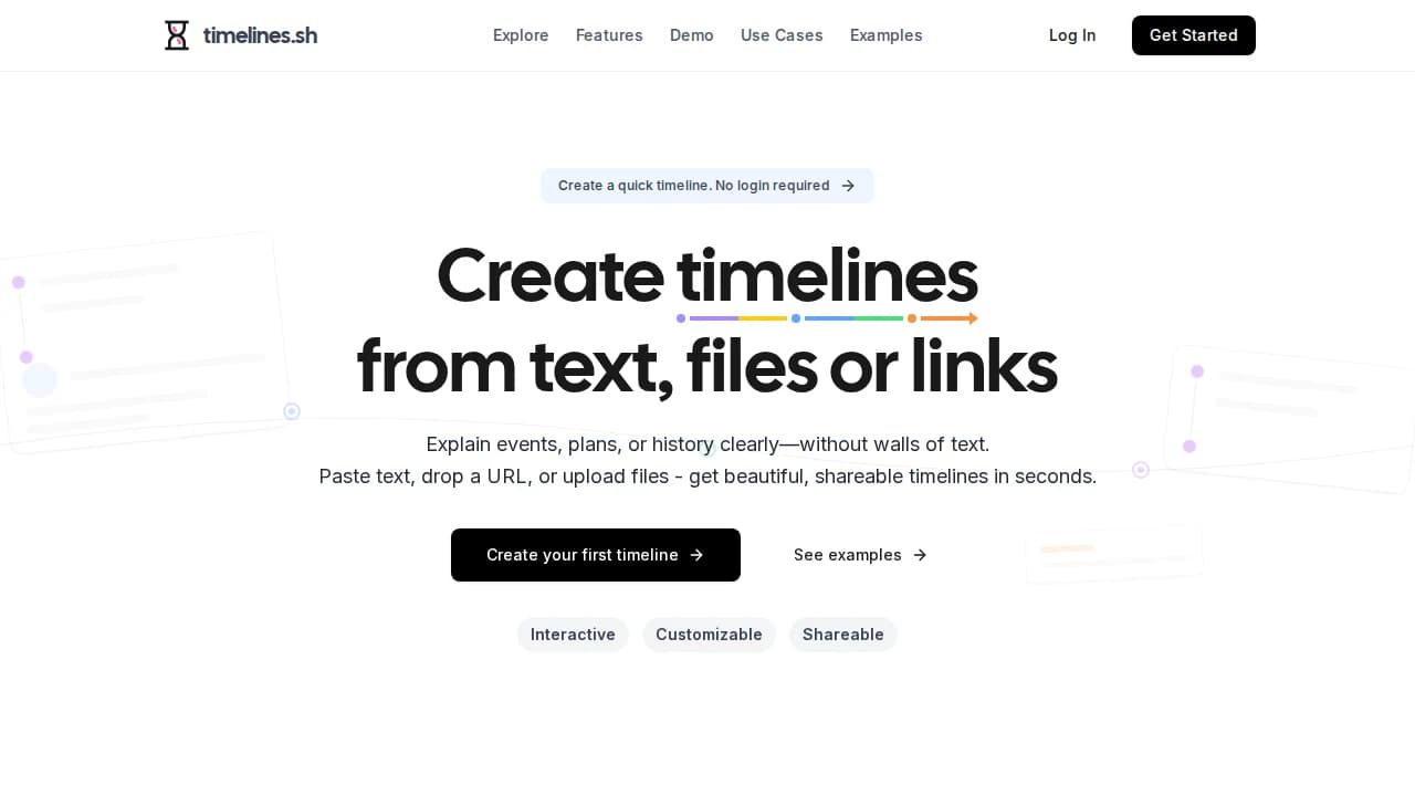timelines.sh preview