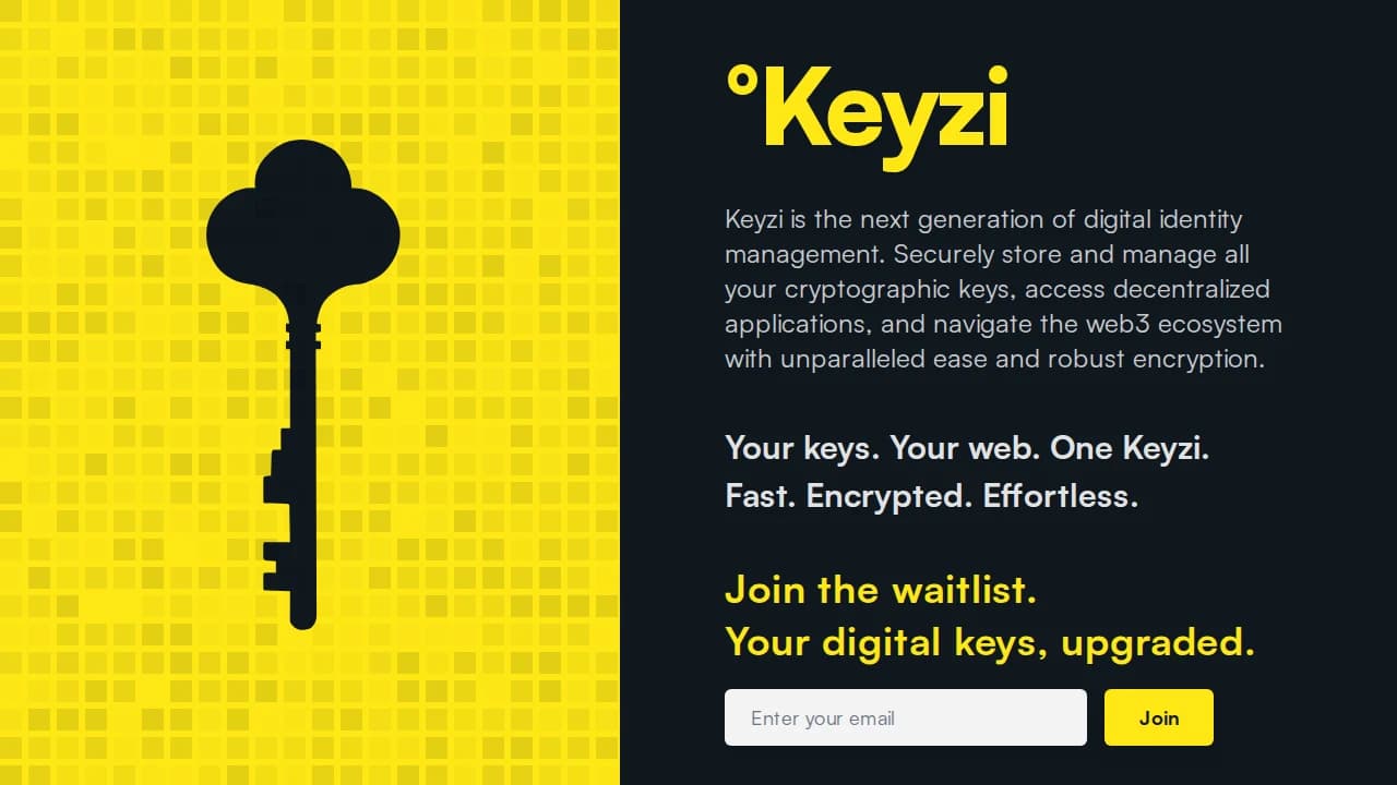 Keyzi website preview