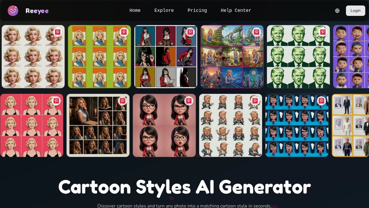 Reeyee website preview