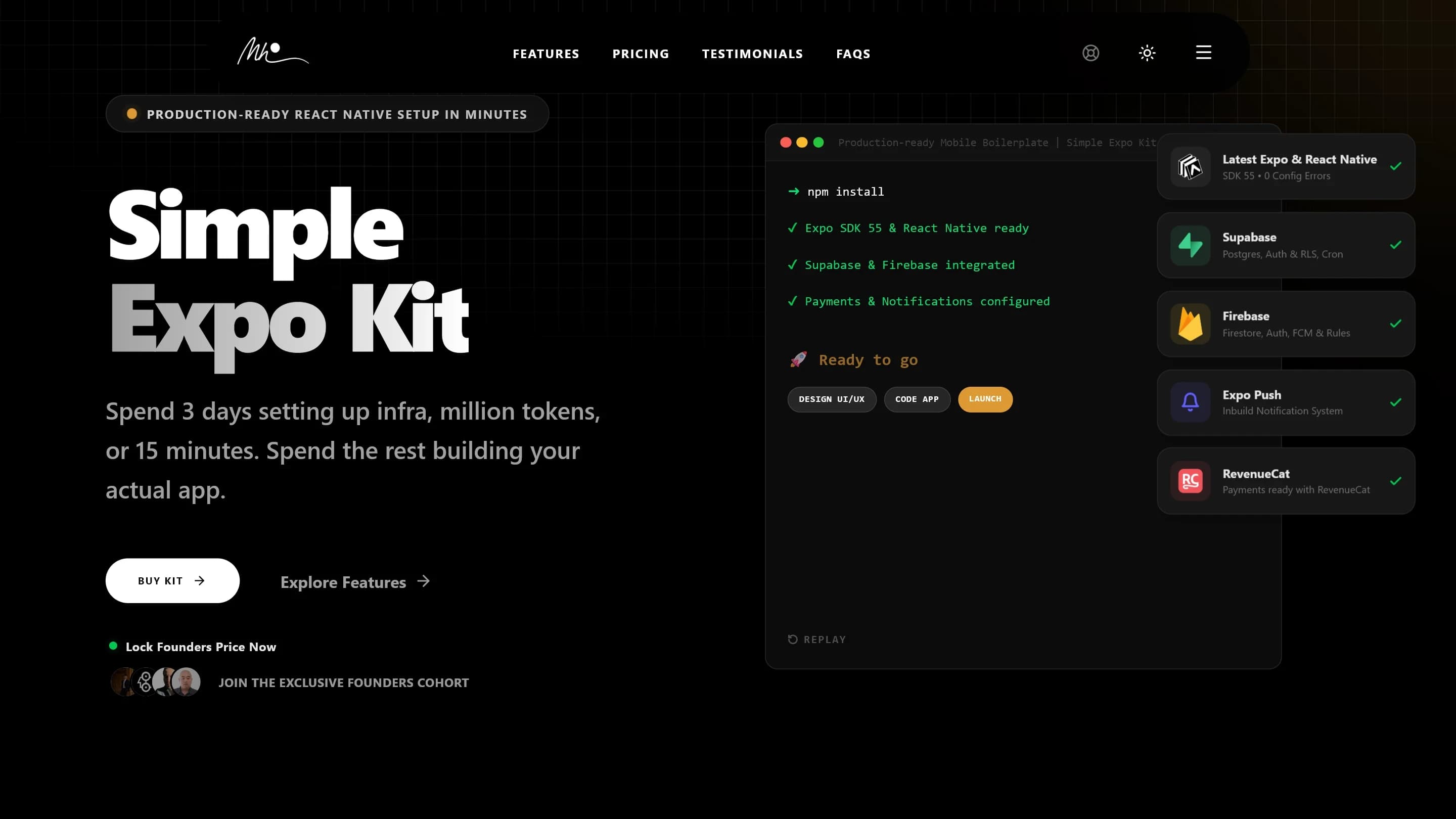 Simple Expo Kit website preview