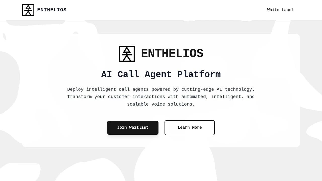 Enthelios website preview